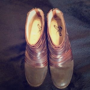 Freebird distressed bootie